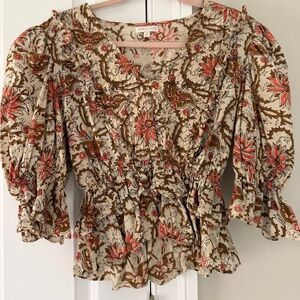 Anna Cate Floral Print Women's Top
